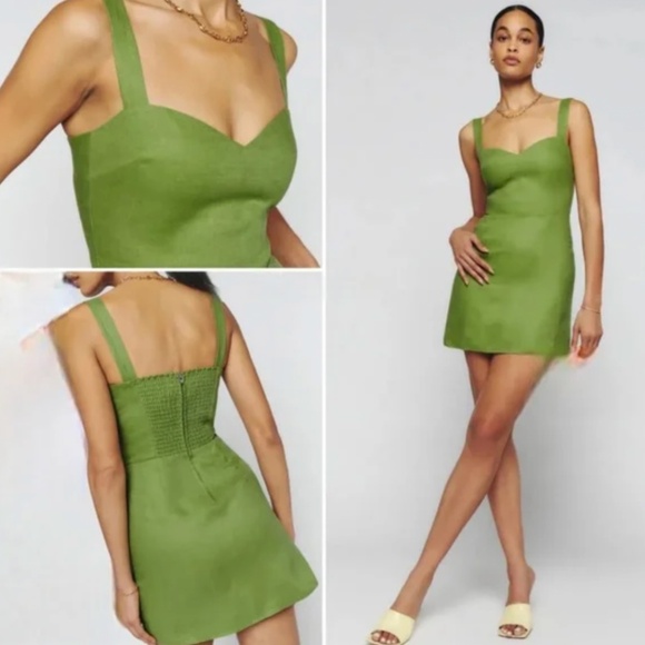 Reformation Miso Linen Mini Dress (NWT) - Picture 2 of 6